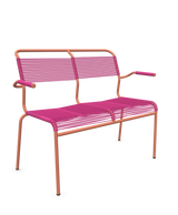 Schaffner Säntis Banc Spaghetti 2 places avec accoudoirs