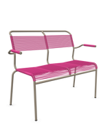 Schaffner Säntis Banc Spaghetti 2 places avec accoudoirs