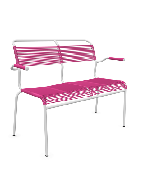 Schaffner <i data-tl='85B72554>Säntis</i> Bank Spaghetti 2-Sitzer mit Armlehnen