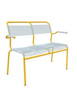 Schaffner Säntis Banc Spaghetti 2 places avec accoudoirs