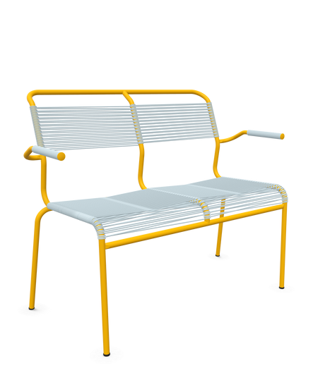 Schaffner <i data-tl='85B72554>Säntis</i> Bank Spaghetti 2-Sitzer mit Armlehnen