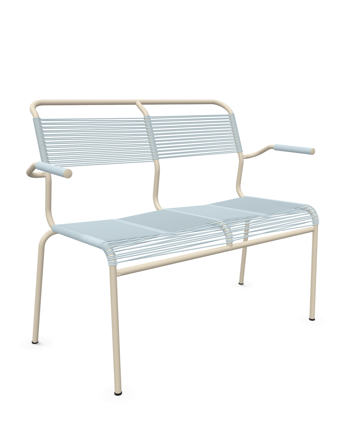 Schaffner Säntis Banc Spaghetti 2 places avec accoudoirs