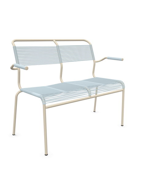 Schaffner <i data-tl='85B72554>Säntis</i> Bank Spaghetti 2-Sitzer mit Armlehnen