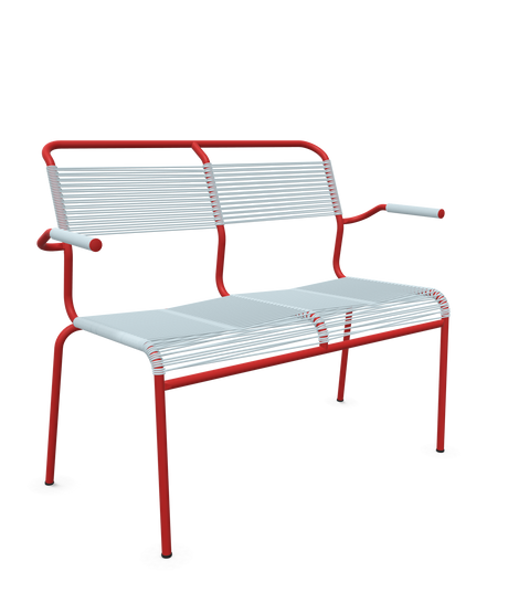Schaffner <i data-tl='85B72554>Säntis</i> Bank Spaghetti 2-Sitzer mit Armlehnen