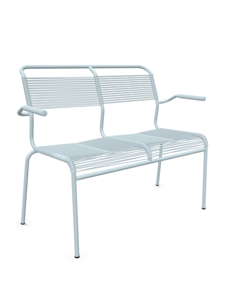 Schaffner <i data-tl='85B72554>Säntis</i> Bank Spaghetti 2-Sitzer mit Armlehnen