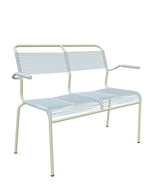 Schaffner Säntis Banc Spaghetti 2 places avec accoudoirs