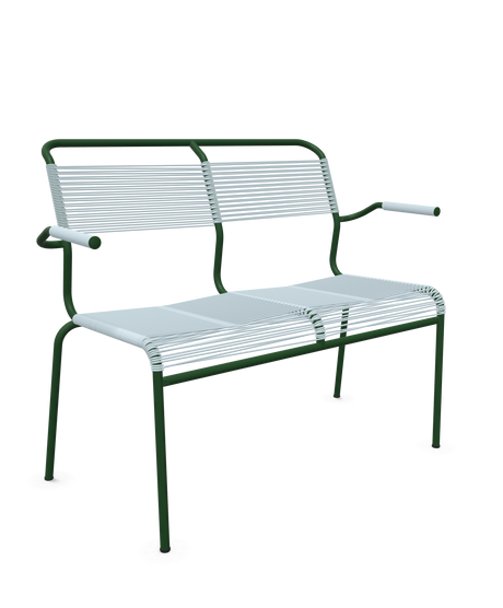 Schaffner <i data-tl='85B72554>Säntis</i> Bank Spaghetti 2-Sitzer mit Armlehnen