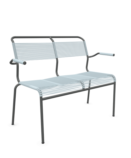 Schaffner <i data-tl='85B72554>Säntis</i> Bank Spaghetti 2-Sitzer mit Armlehnen