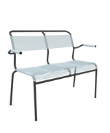 Schaffner Säntis Banc Spaghetti 2 places avec accoudoirs