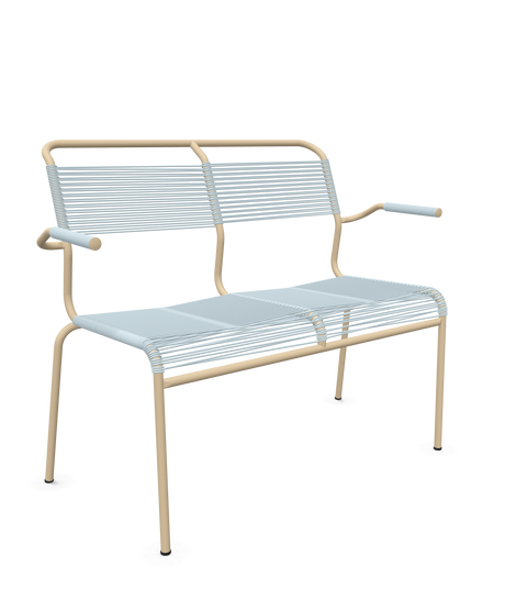 Schaffner <i data-tl='85B72554>Säntis</i> Bank Spaghetti 2-Sitzer mit Armlehnen