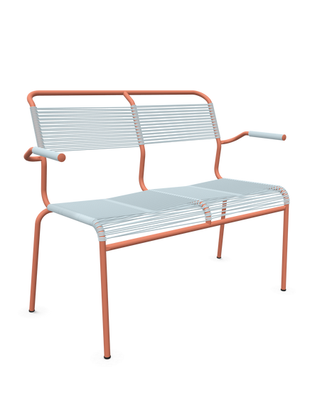 Schaffner <i data-tl='85B72554>Säntis</i> Bank Spaghetti 2-Sitzer mit Armlehnen