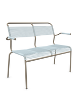 Schaffner Säntis Banc Spaghetti 2 places avec accoudoirs
