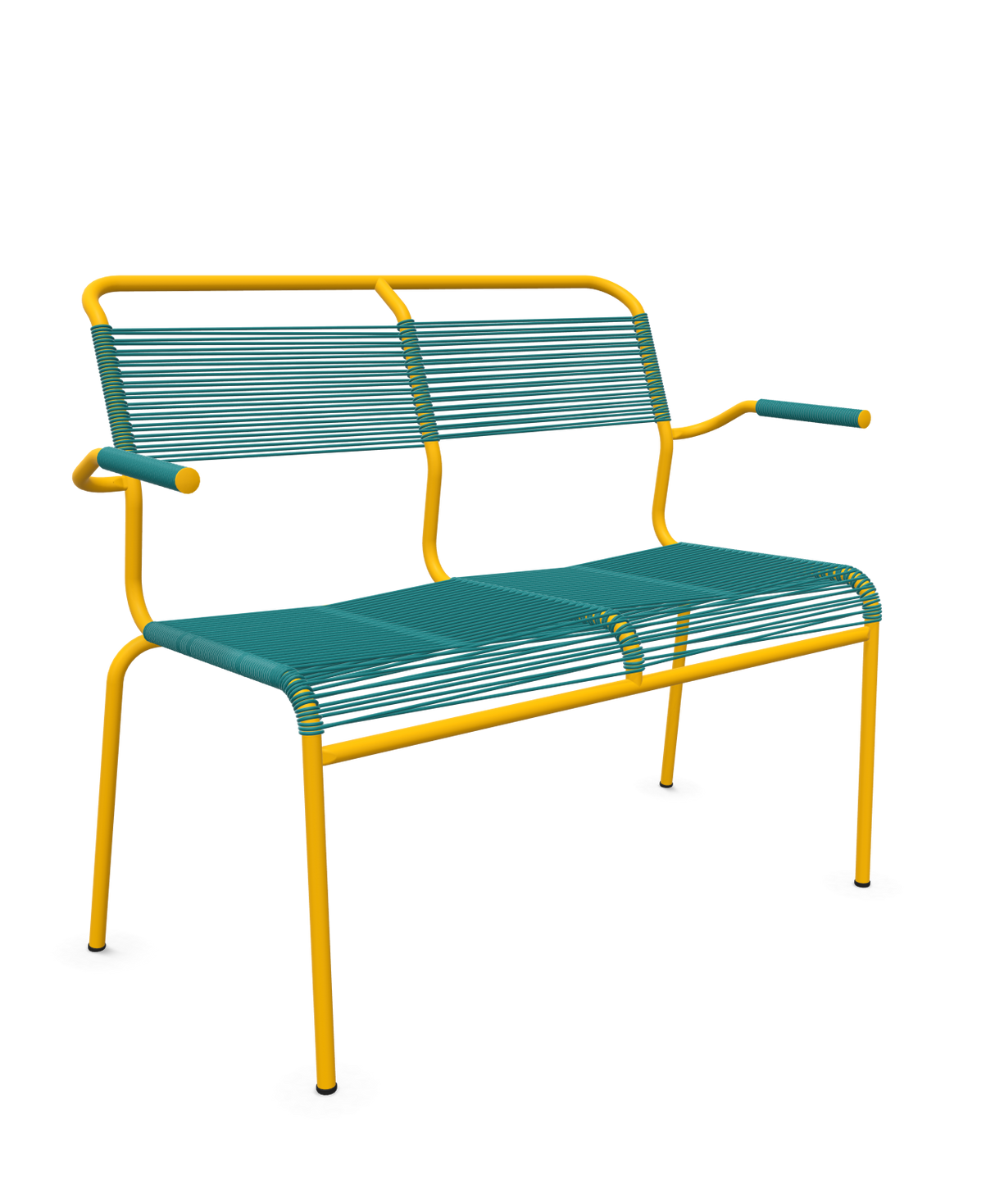 Schaffner Säntis Banc Spaghetti 2 places avec accoudoirs