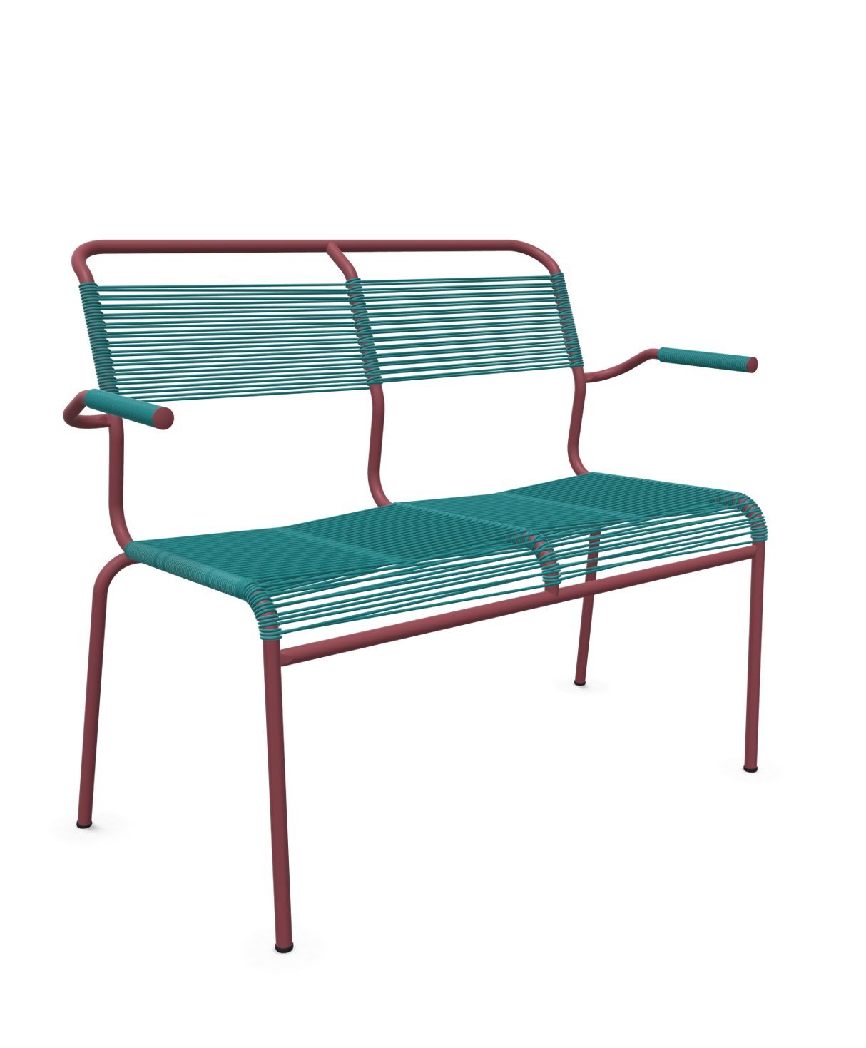 Schaffner Säntis Banc Spaghetti 2 places avec accoudoirs