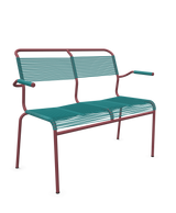 Schaffner Säntis Banc Spaghetti 2 places avec accoudoirs