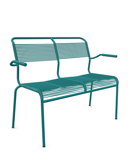 Schaffner <i data-tl='85B72554>Säntis</i> Bank Spaghetti 2-Sitzer mit Armlehnen