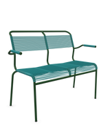 Schaffner Säntis Banc Spaghetti 2 places avec accoudoirs