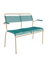 Schaffner Säntis Banc Spaghetti 2 places avec accoudoirs