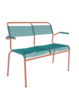 Schaffner Säntis Banc Spaghetti 2 places avec accoudoirs