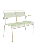 Schaffner Säntis Banc Spaghetti 2 places avec accoudoirs