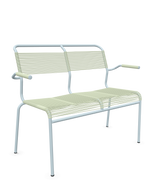 Schaffner Säntis Banc Spaghetti 2 places avec accoudoirs