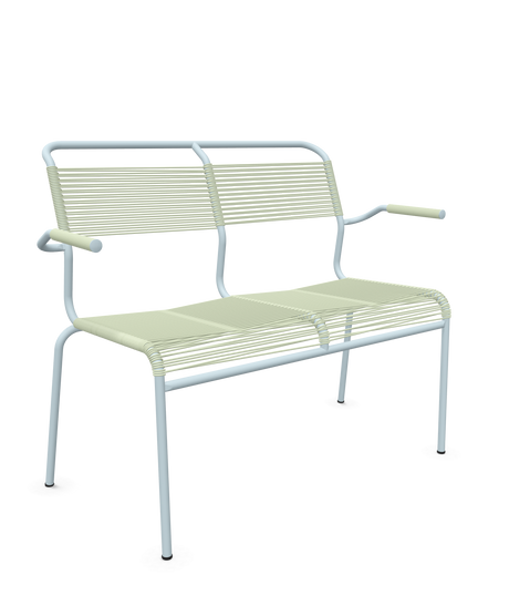 Schaffner <i data-tl='85B72554>Säntis</i> Bank Spaghetti 2-Sitzer mit Armlehnen