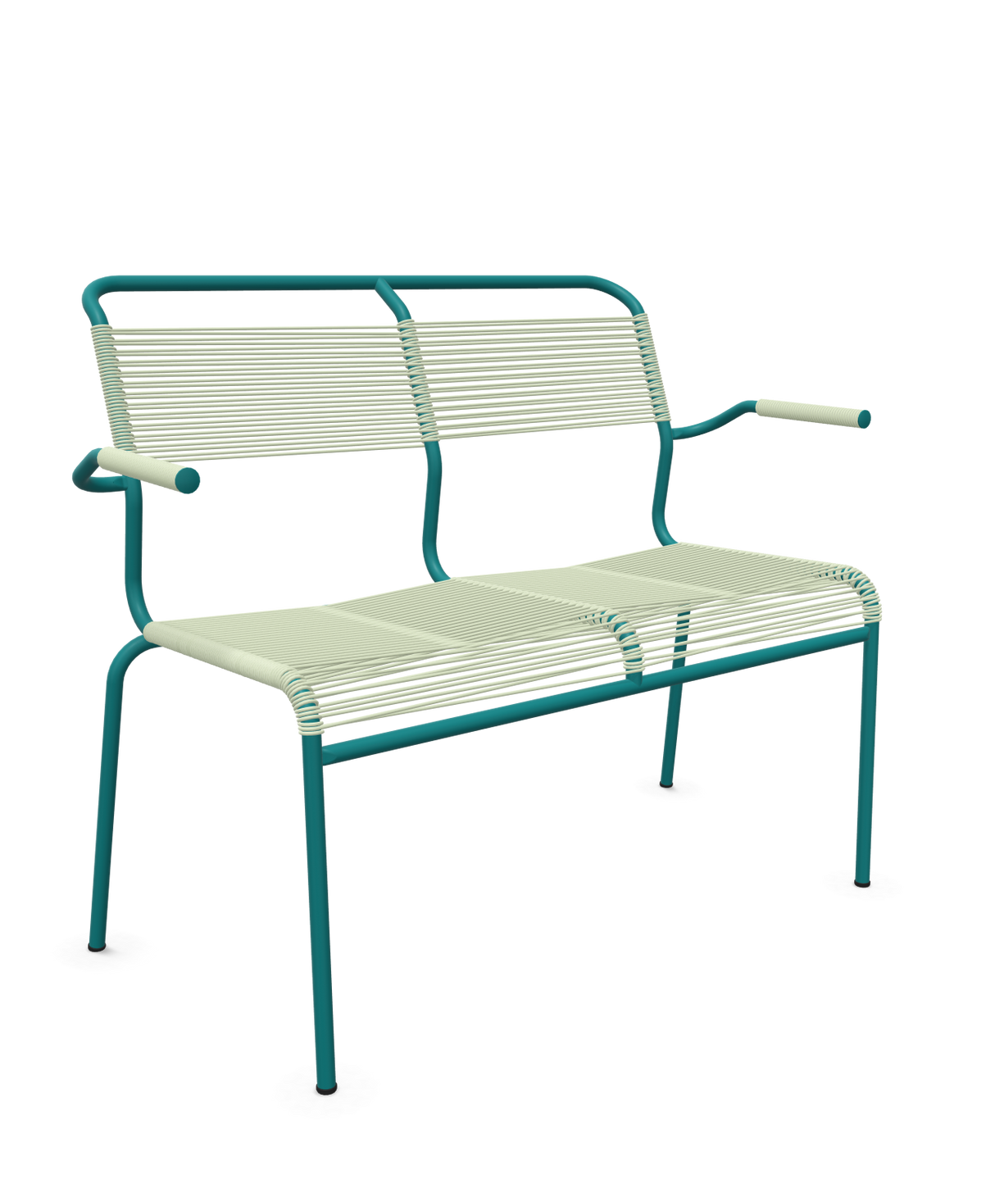 Schaffner Säntis Banc Spaghetti 2 places avec accoudoirs