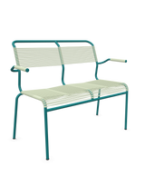 Schaffner Säntis Banc Spaghetti 2 places avec accoudoirs