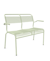 Schaffner Säntis Banc Spaghetti 2 places avec accoudoirs