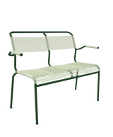 Schaffner Säntis Banc Spaghetti 2 places avec accoudoirs