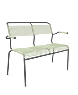 Schaffner Säntis Banc Spaghetti 2 places avec accoudoirs