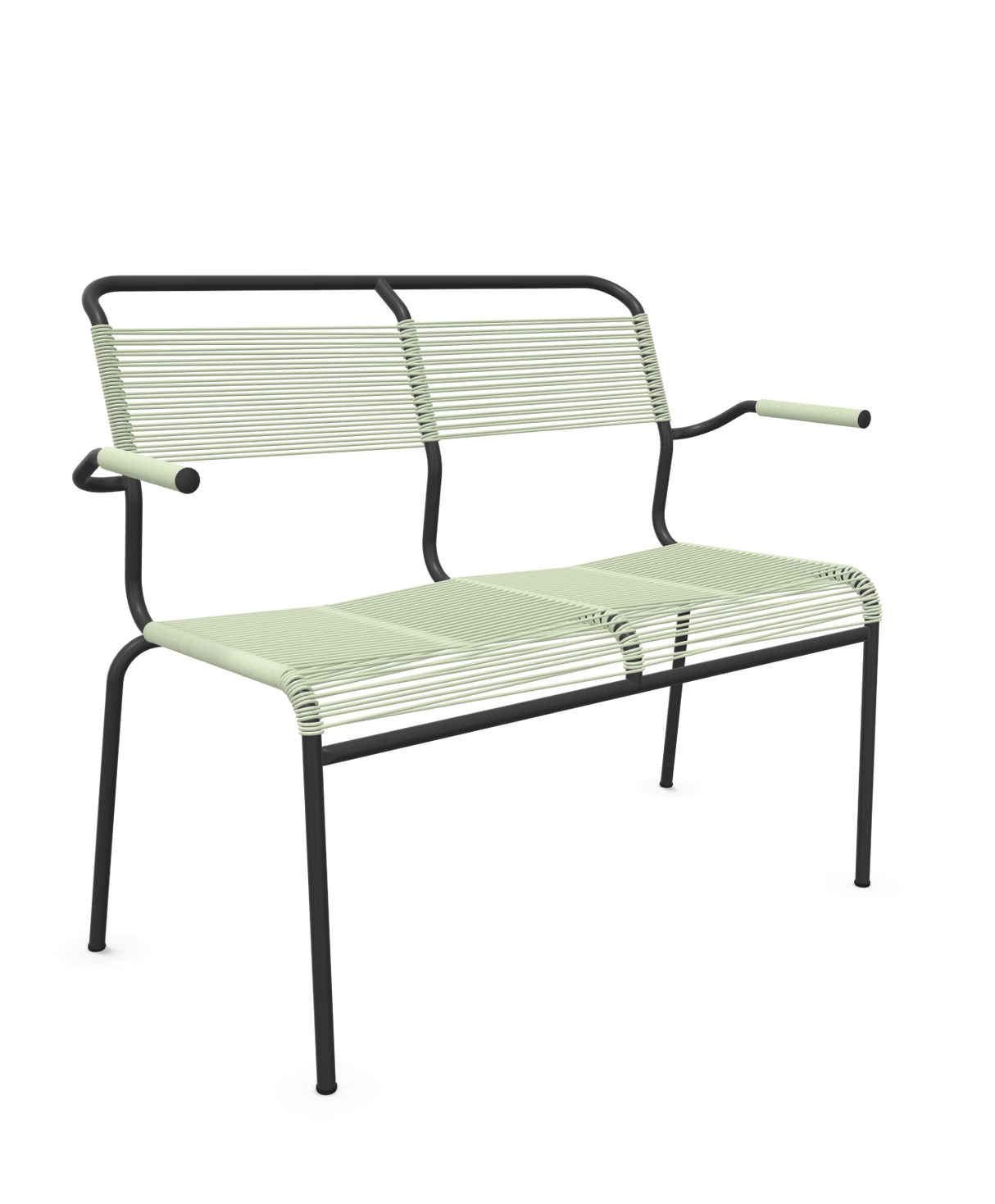 Schaffner Säntis Banc Spaghetti 2 places avec accoudoirs
