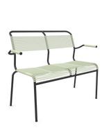 Schaffner Säntis Banc Spaghetti 2 places avec accoudoirs