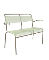 Schaffner Säntis Banc Spaghetti 2 places avec accoudoirs