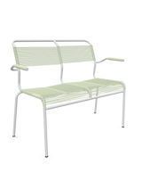 Schaffner Säntis Banc Spaghetti 2 places avec accoudoirs