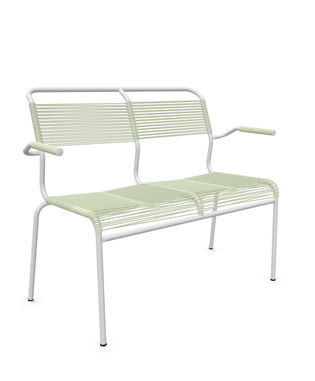Schaffner <i data-tl='85B72554>Säntis</i> Bank Spaghetti 2-Sitzer mit Armlehnen
