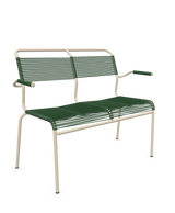 Schaffner Säntis Banc Spaghetti 2 places avec accoudoirs