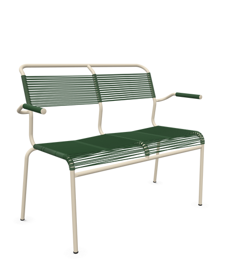 Schaffner <i data-tl='85B72554>Säntis</i> Bank Spaghetti 2-Sitzer mit Armlehnen