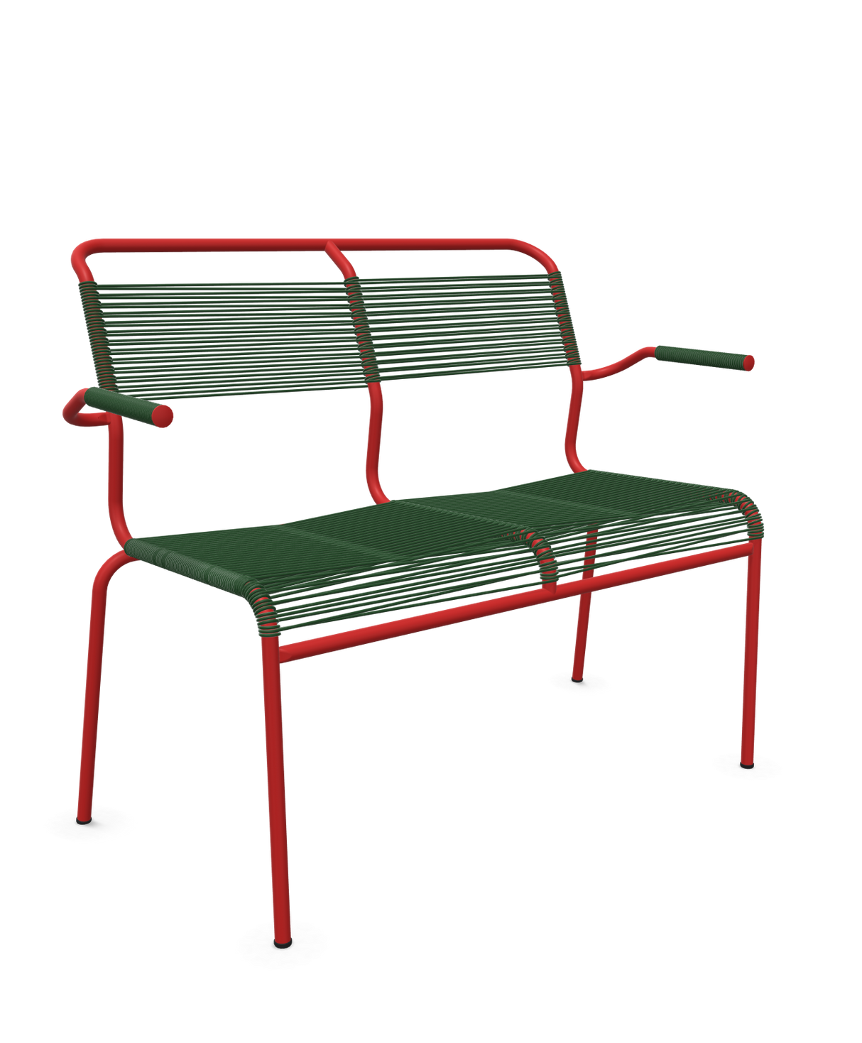 Schaffner Säntis Banc Spaghetti 2 places avec accoudoirs