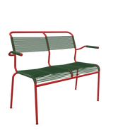 Schaffner Säntis Banc Spaghetti 2 places avec accoudoirs