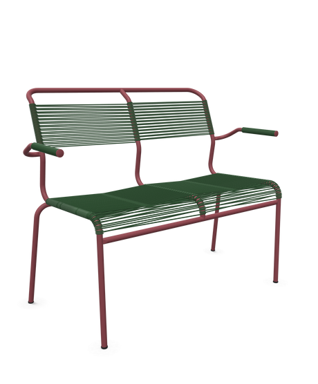 Schaffner <i data-tl='85B72554>Säntis</i> Bank Spaghetti 2-Sitzer mit Armlehnen