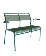 Schaffner Säntis Banc Spaghetti 2 places avec accoudoirs
