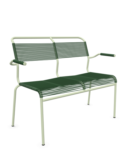 Schaffner <i data-tl='85B72554>Säntis</i> Bank Spaghetti 2-Sitzer mit Armlehnen