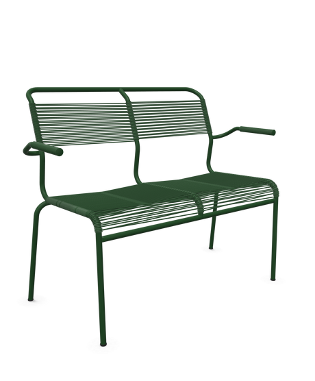 Schaffner <i data-tl='85B72554>Säntis</i> Bank Spaghetti 2-Sitzer mit Armlehnen