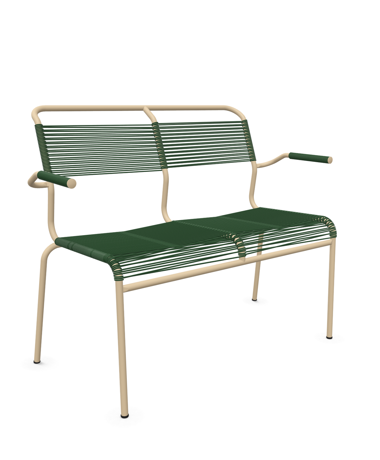 Schaffner Säntis Banc Spaghetti 2 places avec accoudoirs