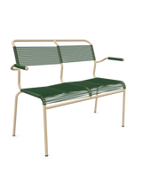 Schaffner Säntis Banc Spaghetti 2 places avec accoudoirs