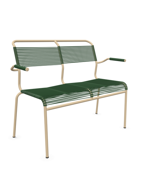 Schaffner <i data-tl='85B72554>Säntis</i> Bank Spaghetti 2-Sitzer mit Armlehnen