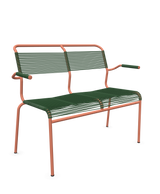 Schaffner Säntis Banc Spaghetti 2 places avec accoudoirs