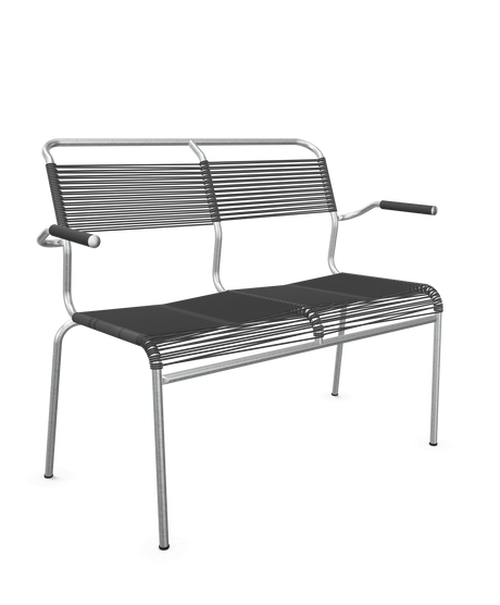 Schaffner <i data-tl='85B72554>Säntis</i> Bank Spaghetti 2-Sitzer mit Armlehnen