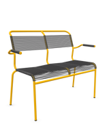 Schaffner Säntis Banc Spaghetti 2 places avec accoudoirs